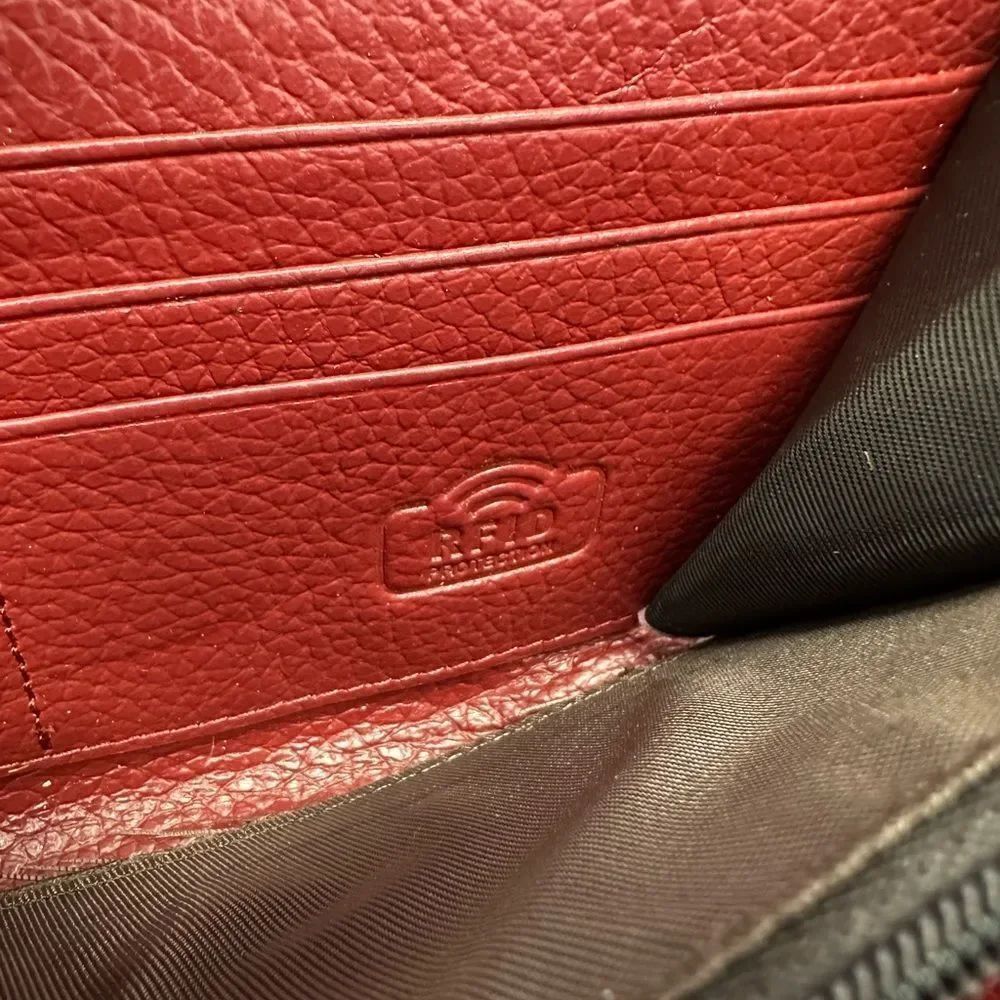 RFID Protection Wallet Rafa Red Wallet NWOT - Picture 4 of 8